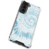 Blue and White Tie Dye Galaxy S21 FE Clear Case